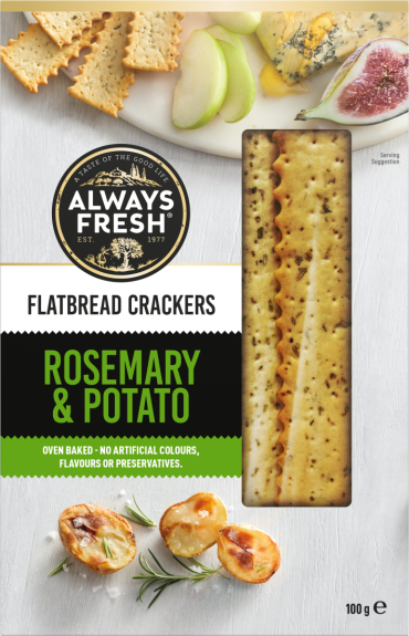 Flatbread Crackers​ - Potato & Rosemary